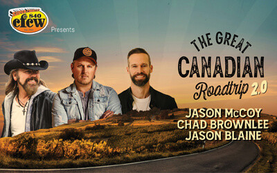 Great Canadian Road Trip 2.0 ft. Jason McCoy, Chad Brownlee and Jason Blaine, March 8, 2025 DCC Shell Theatre, Fort Saskatchewan, AB