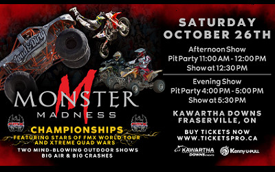 Monster Madness Championships, October 26, 2024 Kawartha Downs, Fraserville, ON
