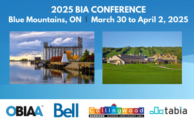 2025 BIA Conference, March 30 to April 2, 2025 Blue Mountain Resort, Blue Mountains, ON