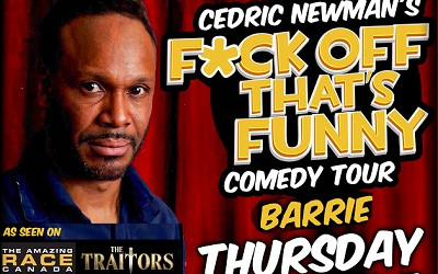 Cedric Newman's F*CK OFF That's FUNNY Comedy Tour, November 7, 2024 Donaleigh's Irish Public House, Barrie, ON