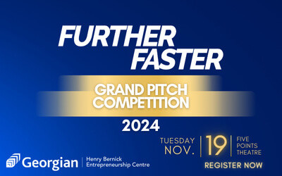 Further Faster Grand Pitch Competition, November 19, 2024 The Five Points Theatre, Barrie, ON