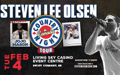 Steven Lee Olsen, Feat. JoJo Mason, February 4, 2025 Living Sky Casino Event Centre, Swift Current, SK