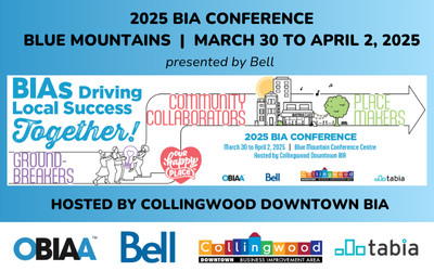 2025 BIA Conference, March 30 to April 2, 2025 Blue Mountain Resort, Blue Mountains, ON