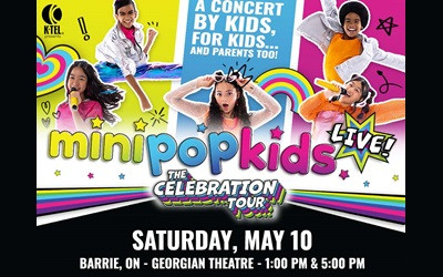 Mini Pop Kids Live: 20th Anniversary Celebration Tour, May 10, 2025 Georgian Theatre, Barrie, ON