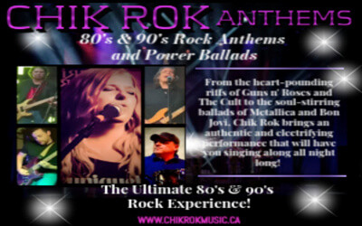 Chik Rok Anthems, August 23, 2025 The Five Points Theatre, Barrie, ON