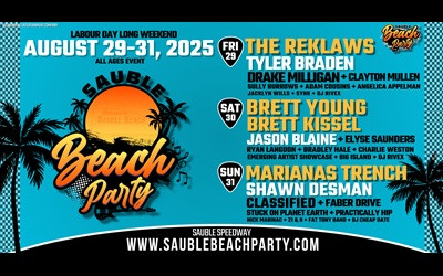 Sauble Beach Party, August 29-31, 2025 