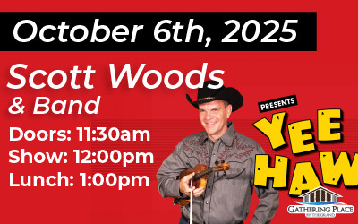 Yeehaw! - With Canadian Fiddle Champion - Scott Woods, October 6, 2025 Gathering Place by the Grand, Ohsweken, ON