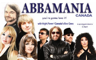 AbbaMania with Night Fever and Tribute to Cher, November 6, 2025 Georgian Theatre, Barrie, ON