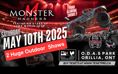 Monster Madness Tour, May 10, 2025 Orillia Fairgrounds, Severn, ON