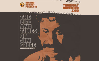 Second Sunset Presents: The Life and Times of Jim Croce: A Canadian Tribute, November 13, 2025 Horizon Stage Performing Arts Centre, Spruce Grove, AB