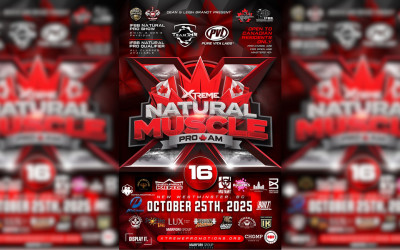 Xtreme Natural Muscle Pro Qualifier, October 25, 2025 Massey Theatre, New Westminster, BC