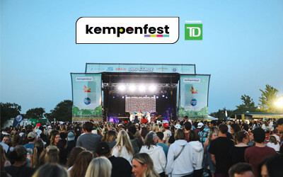 Kempenfest, July 31 - August 3, 2026 OLG MainStage at Allandale Park, Barrie, ON
