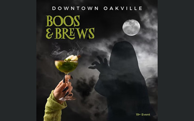 Downtown Oakville BIA presents Boos & Brews, October 2025 Oakville Museum, Oakville, ON