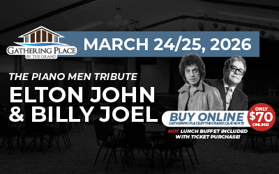 The Piano Men - A Tribute to Elton John & Billy Joel, March 24, 2026 Gathering Place by the Grand, Ohsweken, ON