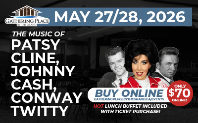 Patsy Cline, Johnny Cash & Conway Twitty - A Tribute to the Greats, May 27, 2026 Gathering Place by the Grand, Ohsweken, ON