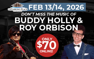 A Valentine's Tribute to Buddy Holly & Roy Orbison, February 13 & 14, 2026 Gathering Place by the Grand, Ohsweken, ON