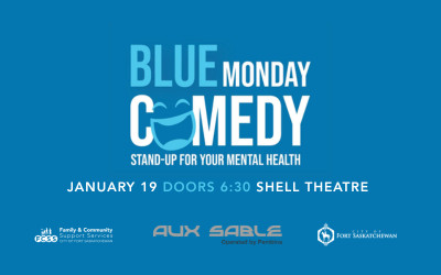 Blue Monday Comedy Show, January 19, 2026 DCC Shell Theatre, Fort Saskatchewan, AB