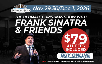 The Ultimate Christmas Show With Frank Sinatra & Friends, November 29, 30 & December 1, 2026 Gathering Place by the Grand, Ohsweken, ON