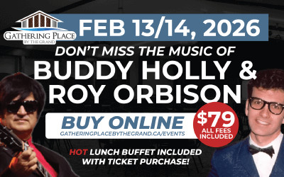 A Valentine's Tribute to Buddy Holly & Roy Orbison, February 13 & 14, 2026 Gathering Place by the Grand, Ohsweken, ON