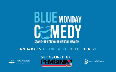 Blue Monday Comedy Show, January 19, 2026 DCC Shell Theatre, Fort Saskatchewan, AB