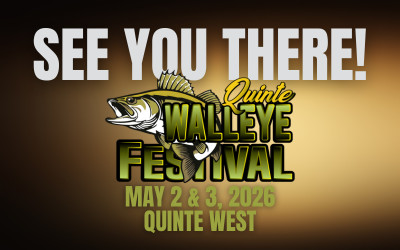 Quinte Walleye Festival, May 2-3, 2026 Duncan McDonald Memorial Arena, Trenton, ON