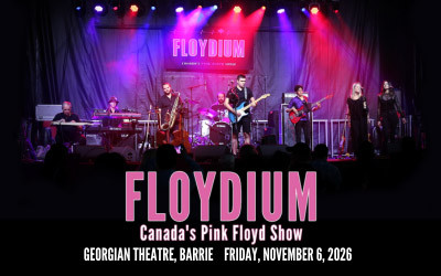 Floydium, November 6, 2026 Georgian Theatre, Barrie, ON