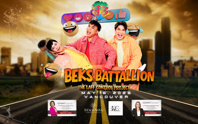 Beks Battallion: The Laff Control Project, May 16, 2026 Massey Theatre, New Westminster, BC