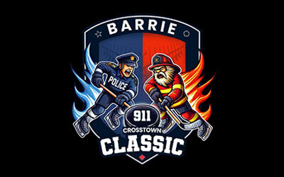 911 Crosstown Classic - Charity Hockey Game, Barrie Police vs Barrie Fire, March 20, 2026 Sadlon Arena, Barrie, ON