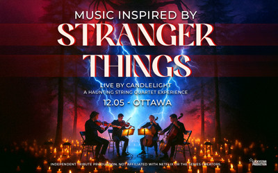Music of STRANGER THINGS live by Candlelight, May 12, 2026 Carleton Dominion-Chalmers Centre, Ottawa, ON