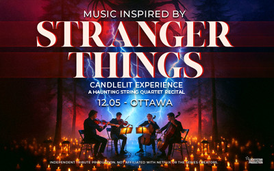 Music of STRANGER THINGS live by Candlelight, May 12, 2026 Carleton Dominion-Chalmers Centre, Ottawa, ON