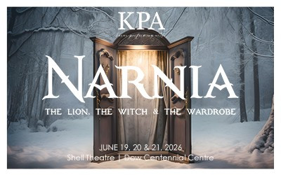 KaRAR Performing Arts presents NARNIA (The Lion, the Witch and the Wardrobe), June 19-21, 2026 DCC Shell Theatre, Fort Saskatchewan, AB