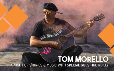 Tom Morello: A Night of Stories & Music with special guest Ike Reilly, March 6, 2027 DCC Shell Theatre, Fort Saskatchewan, AB