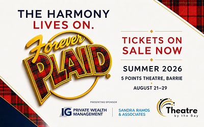 Forever Plaid, August 21-29, 2026 The Five Points Theatre, Barrie, ON