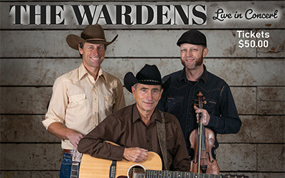 The Wardens, March 12, 2027 Eleanor Pickup Arts Centre, Drayton Valley, AB