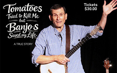 Tomatoes Tried to Kill Me But Banjos Saved My Life, September 25, 2026 Eleanor Pickup Arts Centre, Drayton Valley, AB