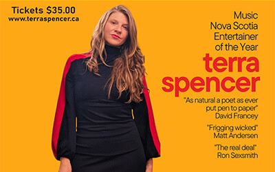 Terra Spencer, February 5, 2027 Eleanor Pickup Arts Centre, Drayton Valley, AB