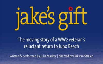 Jake's Gift, November 1, 2026 Maclab Centre for the Performing Arts, Leduc, AB