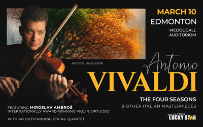 Antonio Vivaldi - The Four Seasons and Other Masterpieces of Italian Music, March 10, 2027 McDougall Auditorium, Edmonton, AB