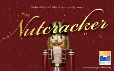 The Nutcracker, Royal City Youth Ballet, December 19, 2026 Massey Theatre, New Westminster, BC