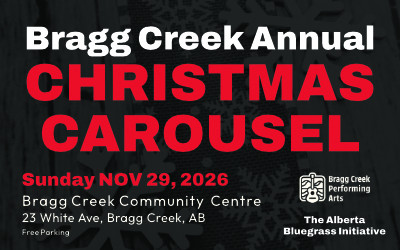 Bragg Creek Annual Christmas Carousel, November 29, 2026 Bragg Creek Community Centre, Bragg Creek, AB