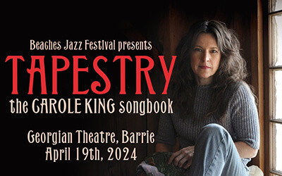 Tapestry: The Carole King Songbook, April 19, 2024 Georgian Theatre, Barrie, ON