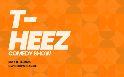 LiveBarrie Presents A T-Heez Comedy Show At CW Coops!, May 11, 2024 CW Coop's, Barrie, ON